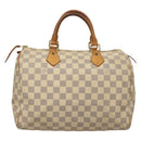 LOUIS VUITTON Damier Azur Speedy 30 Hand Bag N41533 LV Auth 134794-2
