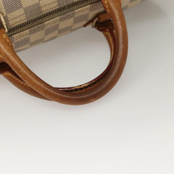 LOUIS VUITTON Damier Azur Speedy 30 Hand Bag N41533 LV Auth 134794