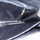 CELINE C Sulky Shoulder Bag Canvas Navy Gold Auth 134821-19