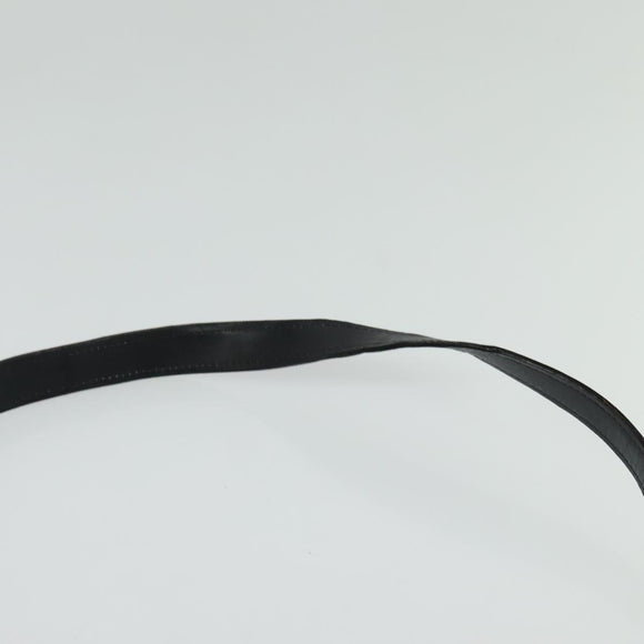 CELINE C Sulky Shoulder Bag Canvas Navy Gold Auth 134821