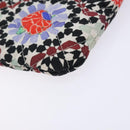 CHANEL Matelasse Clutch Bag Nylon Multicolor Silver CC Auth 134823-15