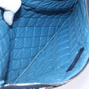 CHANEL Matelasse Clutch Bag Nylon Multicolor Silver CC Auth 134823-11