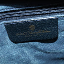 GUCCI GG Supreme Sherry Line Shoulder Bag PVC Navy Gold 41 02 013 Auth 134831-12