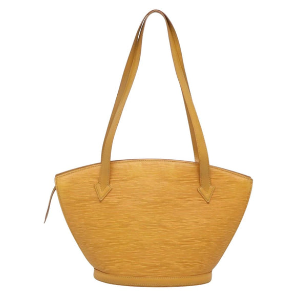 LOUIS VUITTON Epi Saint Jacques Poignees Long Bag Yellow M52339 LV Auth 134834