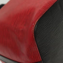 LOUIS VUITTON Epi Petit Noe Bag BiColor Black Red M44017 LV Auth 134840-15