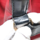 LOUIS VUITTON Epi Petit Noe Bag BiColor Black Red M44017 LV Auth 134840-12