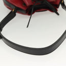 LOUIS VUITTON Epi Petit Noe Bag BiColor Black Red M44017 LV Auth 134840-7