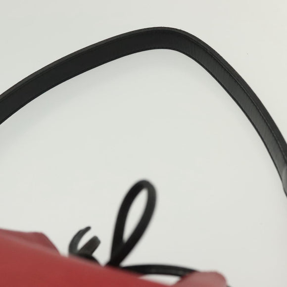 LOUIS VUITTON Epi Petit Noe Bag BiColor Black Red M44017 LV Auth 134840