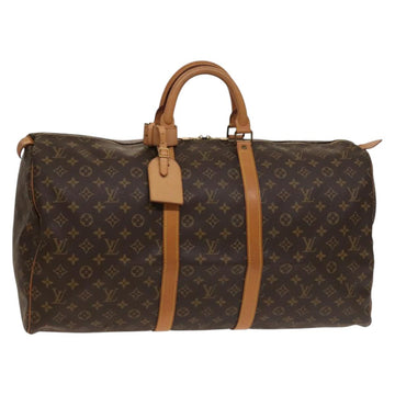 LOUIS VUITTON Monogram Keepall 55 Boston Bag M41424 LV Auth 134846