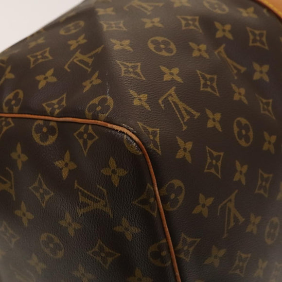 LOUIS VUITTON Monogram Keepall 55 Boston Bag M41424 LV Auth 134846