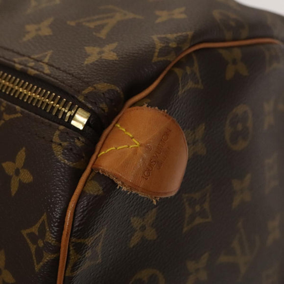 LOUIS VUITTON Monogram Keepall 55 Boston Bag M41424 LV Auth 134846