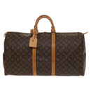 LOUIS VUITTON Monogram Keepall 55 Boston Bag M41424 LV Auth 134846-2