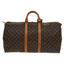 LOUIS VUITTON Monogram Keepall 55 Boston Bag M41424 LV Auth 134846-3