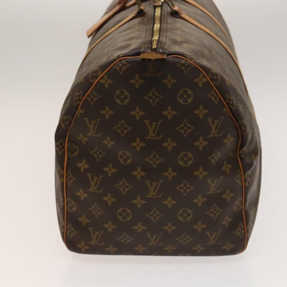 LOUIS VUITTON Monogram Keepall 55 Boston Bag M41424 LV Auth 134846