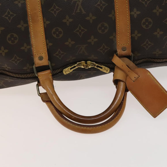 LOUIS VUITTON Monogram Keepall 60 Boston Bag M41422 LV Auth 134847