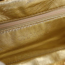 CHANEL Matelasse Chain Shoulder Bag Leather Gold CC Auth 134853M-19