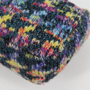 CHANEL Chain Shoulder Bag Tweed Blue Gold CC Auth 134856M-18