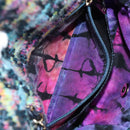 CHANEL Chain Shoulder Bag Tweed Blue Gold CC Auth 134856M-25