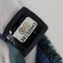 CHANEL Chain Shoulder Bag Tweed Blue Gold CC Auth 134856M-11