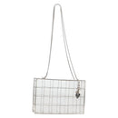 CHANEL Chain Tote Bag plastic Clear CC Auth 134859M-1