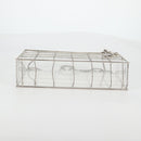 CHANEL Chain Tote Bag plastic Clear CC Auth 134859M-5