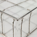 CHANEL Chain Tote Bag plastic Clear CC Auth 134859M-15