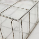 CHANEL Chain Tote Bag plastic Clear CC Auth 134859M-16