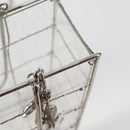 CHANEL Chain Tote Bag plastic Clear CC Auth 134859M-17