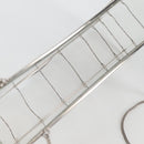 CHANEL Chain Tote Bag plastic Clear CC Auth 134859M-12