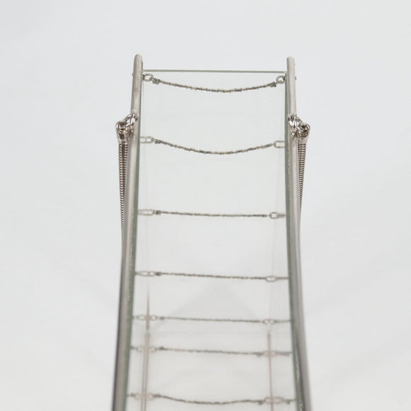 CHANEL Chain Tote Bag plastic Clear CC Auth 134859M