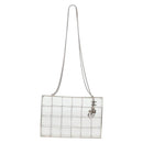 CHANEL Chain Tote Bag plastic Clear CC Auth 134859M-13