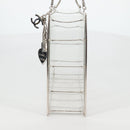 CHANEL Chain Tote Bag plastic Clear CC Auth 134859M-3