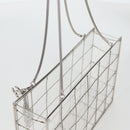 CHANEL Chain Tote Bag plastic Clear CC Auth 134859M-6