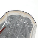 CHANEL Chain Tote Bag No5 Canvas Navy Silver CC Auth 134860V-11