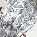 CHANEL Chain Tote Bag No5 Canvas Navy Silver CC Auth 134860V-10