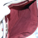 CHANEL Chain Tote Bag No5 Canvas Navy Silver CC Auth 134860V-22