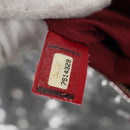 CHANEL Chain Tote Bag No5 Canvas Navy Silver CC Auth 134860V-12