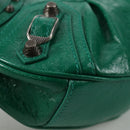 BALENCIAGA Le Cagole XS Shoulder Bag Leather 2way Green 671309 Auth 134862M-16
