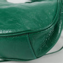 BALENCIAGA Le Cagole XS Shoulder Bag Leather 2way Green 671309 Auth 134862SAM-19