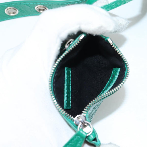 BALENCIAGA Le Cagole XS Shoulder Bag Leather 2way Green 671309 Auth 134862M