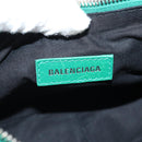 BALENCIAGA Le Cagole XS Shoulder Bag Leather 2way Green 671309 Auth 134862SAM-27