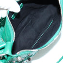 BALENCIAGA Le Cagole XS Shoulder Bag Leather 2way Green 671309 Auth 134862M-10