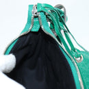 BALENCIAGA Le Cagole XS Shoulder Bag Leather 2way Green 671309 Auth 134862M-28