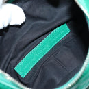 BALENCIAGA Le Cagole XS Shoulder Bag Leather 2way Green 671309 Auth 134862SAM-11