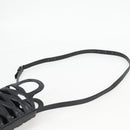 BALENCIAGA Hand Bag Leather 2way Black 660787 Auth 134863V-15