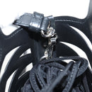 BALENCIAGA Hand Bag Leather 2way Black 660787 Auth 134863V-19