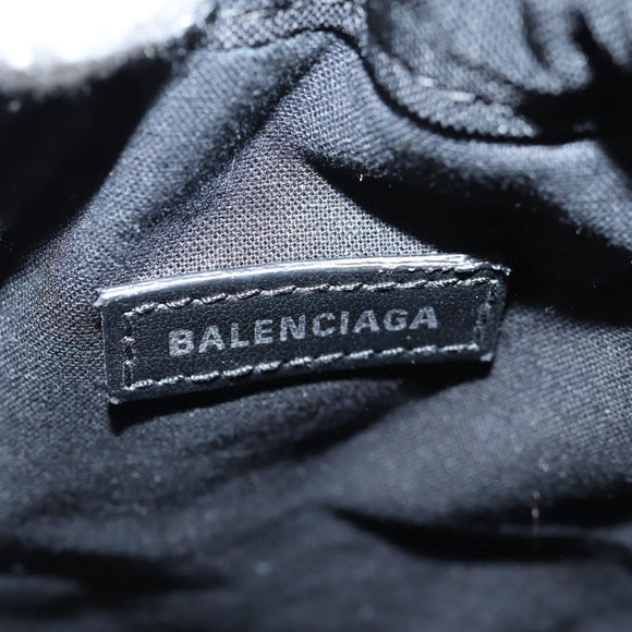 BALENCIAGA Hand Bag Leather 2way Black 660787 Auth 134863V