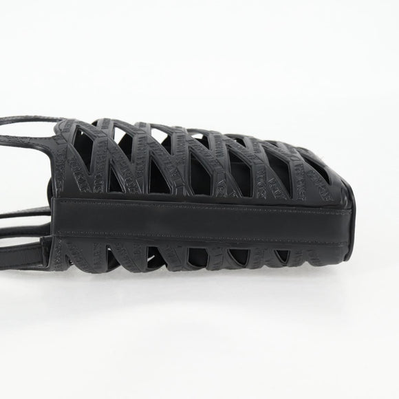 BALENCIAGA Hand Bag Leather 2way Black 660787 Auth 134863V