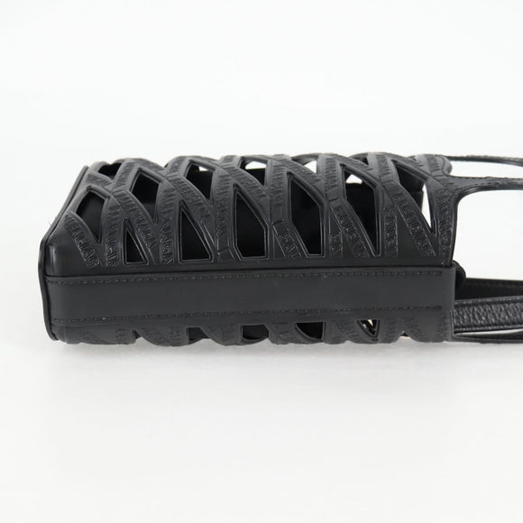 BALENCIAGA Hand Bag Leather 2way Black 660787 Auth 134863V