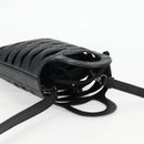 BALENCIAGA Hand Bag Leather 2way Black 660787 Auth 134863V-6